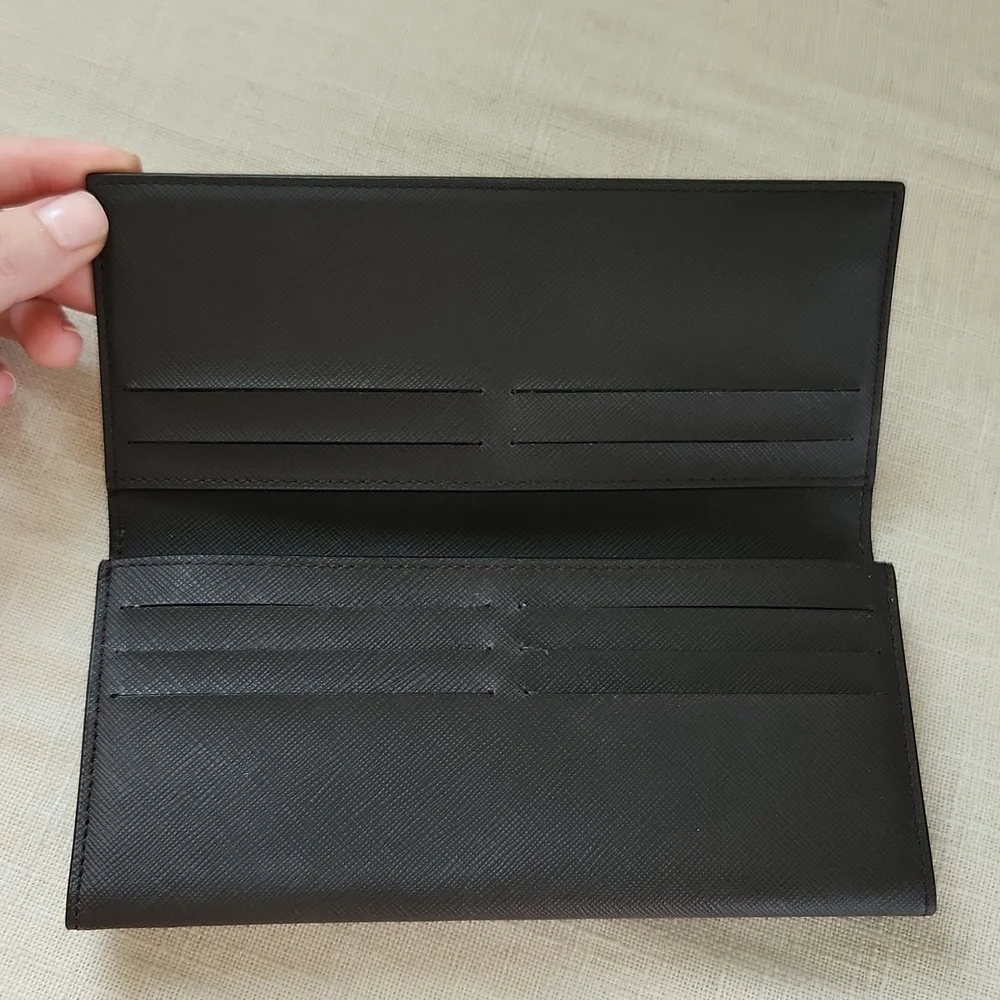 DUNHILL leather slim coat wallet unisex New condition